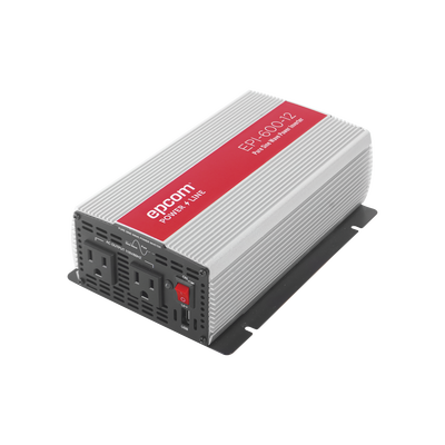 Inversor de Corriente Onda Pura 600W, Ent: 12Vcd, Sal: 115 Vca 60 Hz