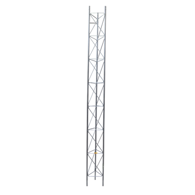 Tramo de torre arriostrada para elevación de equipo de transmisión de datos y radiocomunicación, zonas húmedas, hasta 45 m de al