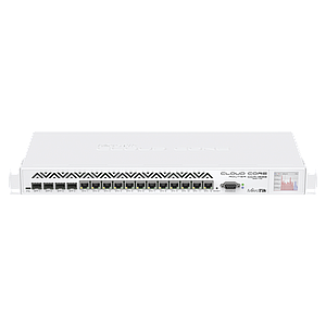 Cloud Core Router, CPU 36 Núcleos, Througput 16Gbps / 24Mpps, 12 Puertos Gigabit Ethernet, 4 Puertos SFP y 4 GB de mem, Ideal
