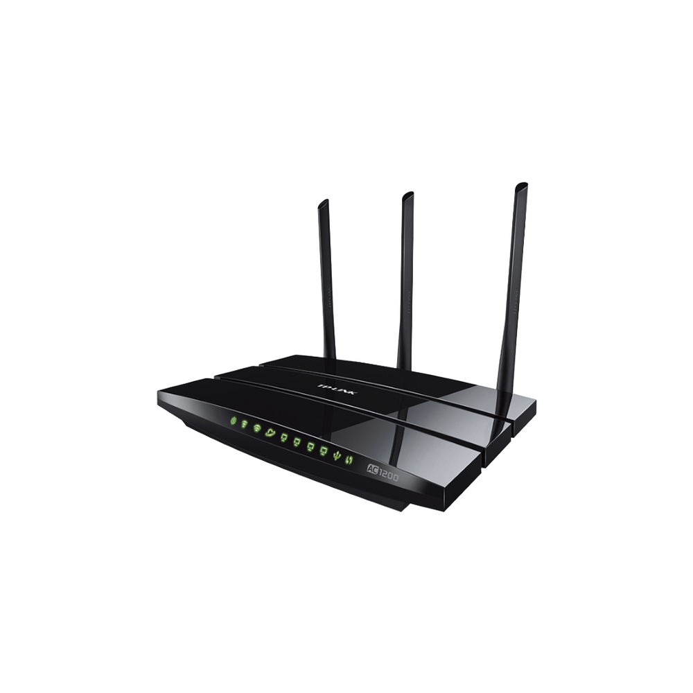 Router inalámbrico AC 1200 doble banda 1 puerto WAN 10/100/1000 Mbps Y 4 puertos LAN 10/100/1000 Mbps, 1 puerto USB 2.0